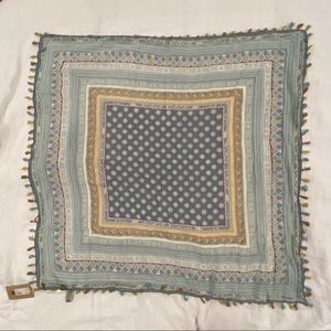 Boho square scarf